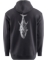 MEN'S EAT YOUR WORDS DWR HD HOODIE - BLACK TUNA GRAPHIC 2X-LARGE